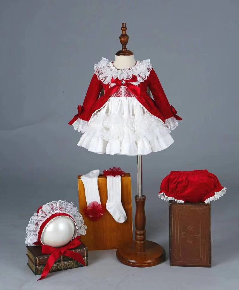 Baby Clothing Dresser - 4 STKS Baby Meisje Herfst Winter