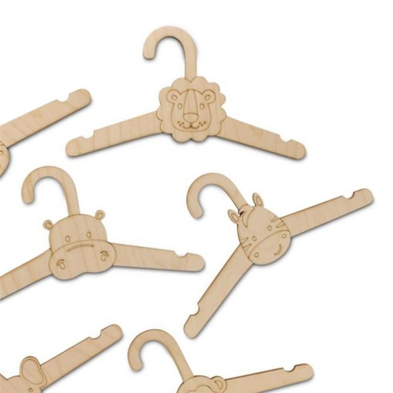 ABVT-20PCS Schattige houten kl - Baby Clothing Hanging Rack recensie en prijs